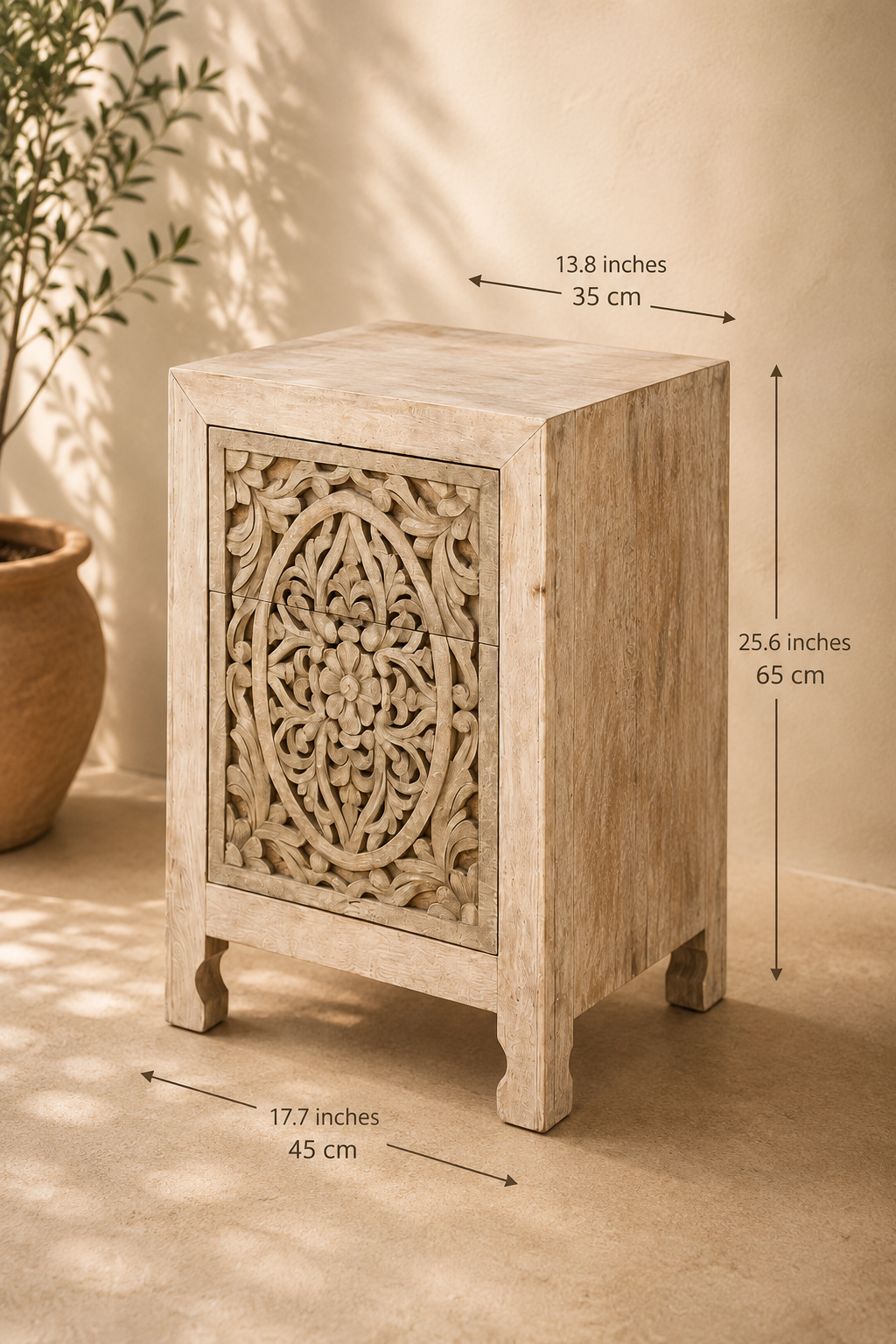 The Oliver Nightstand - Timeless Wood Nightstand