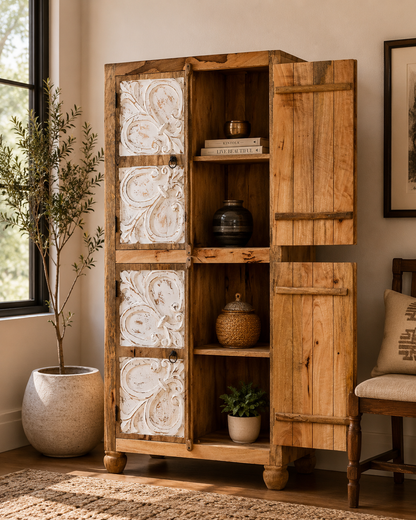 The Eleanor Wardrobe - Heritage Floral Armoire
